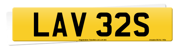 Registration number LAV 32S